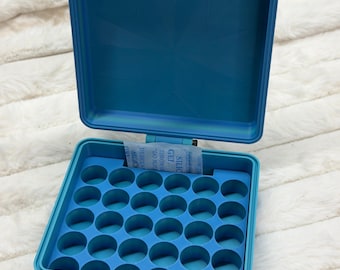 Estuche preimpreso para viales de péptidos de 3 ml con paquete Premium FREEZER UPGRADE - Ocean to Meadow - (con capacidad para hasta 30 viales)