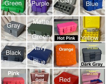 3ml Peptide Vial Case GLP-1 Storage PREMIUM Box for Travel/storage - (holds  4 Vials)