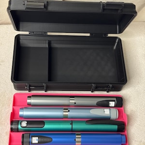 Peptide Pen Storage Case Premium - with space for 4 pens plus (needles and wipes or 4 additional pens) bild 2