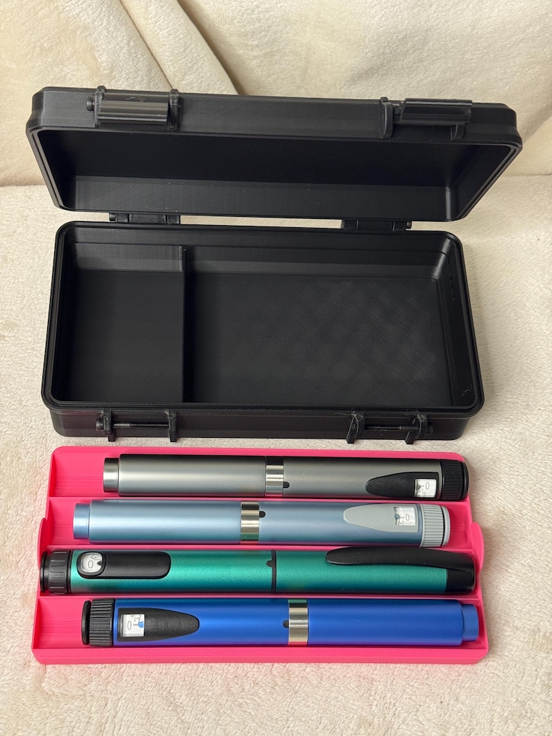 Peptide Pen Storage Case Premium - with space for 4 pens plus (needles and wipes or 4 additional pens) bild 2