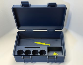 Imperfect - Estuche para almacenamiento de suministros de péptidos (contiene hasta 4 viales de 10 ml, agujas, toallitas con alcohol y un espacio para un paquete de desecante)