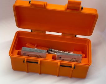 Peptide Supplies - (space for syringes and alcohol wipes) - Improved Design!