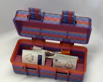 Preimpreso - Suministros de péptidos - (espacio para jeringas y toallitas con alcohol) - Liquidación - ¡Diseño antiguo!
