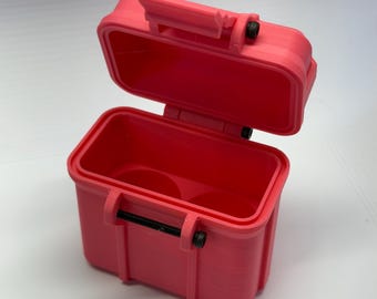 Estuche de almacenamiento para viales de péptidos preimpreso PREMIUM - Rosa intenso (capacidad para hasta 2 viales)