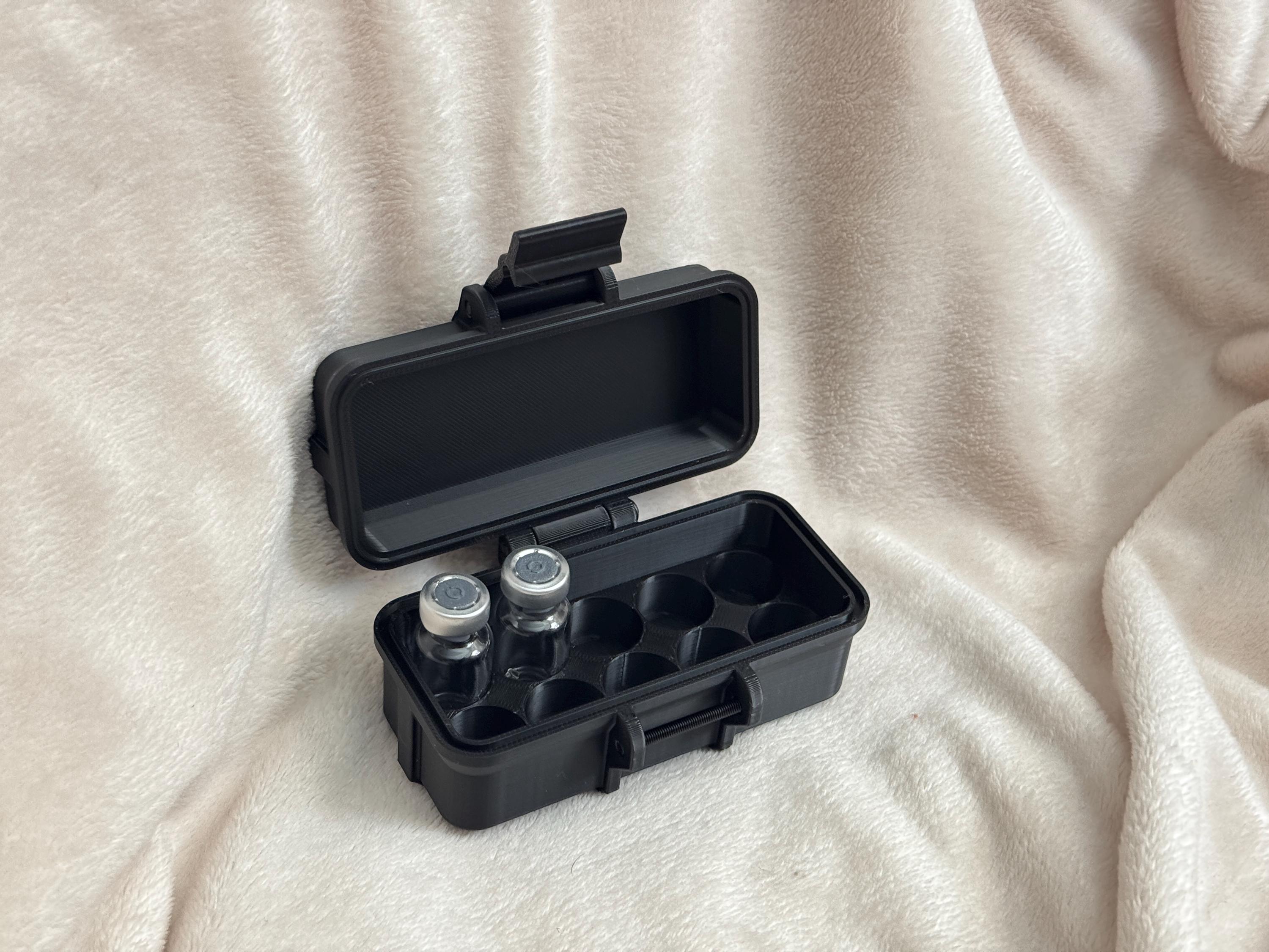 Genlipid Box 3ml Peptide Vial Case GLP-1 Storage PREMIUM Box - (holds 10 Vials) - Etsy
