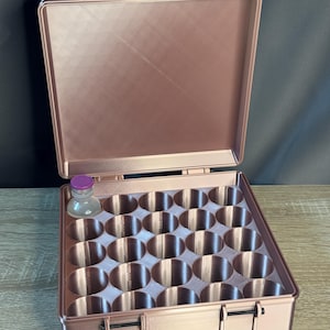30ml Vial Case PREMIUM box - perfect for Hospira Bacteriostatic Water Storage- (holds 1 to 25 vials)