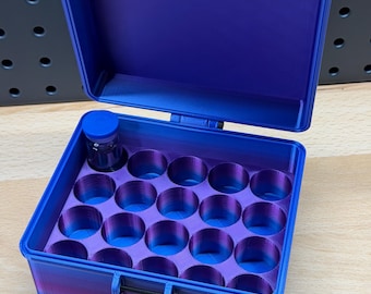 Estuche preimpreso para viales de péptidos de 5 ml PREMIUM (con capacidad para hasta 50 viales)