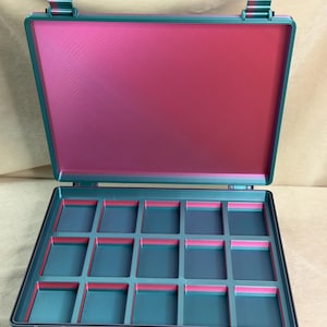 Estuche para kit de péptidos de 3 ml - Caja premium para almacenamiento de GLP-1 (capacidad para 18 kits/180 viales) - Disponible en nuevos colores imagen 2
