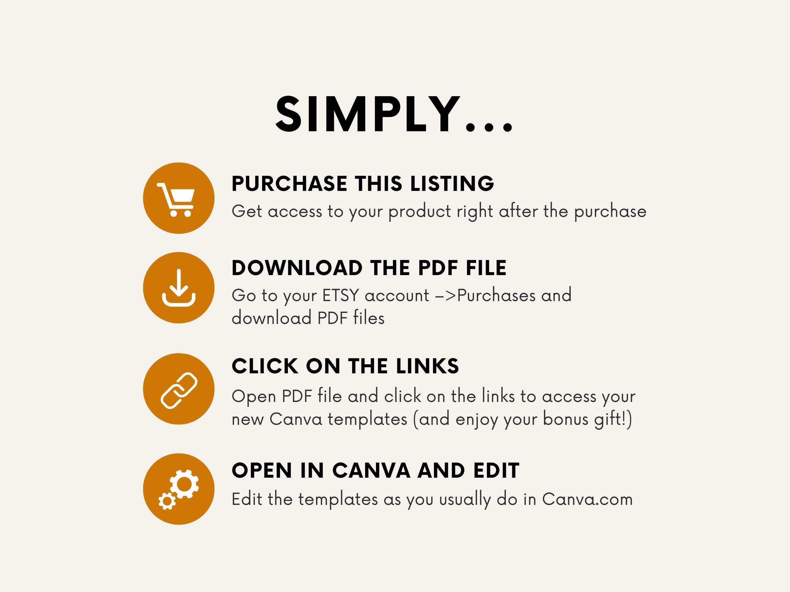 Professional Email Marketing Kit Canva Template Set With 5 Full