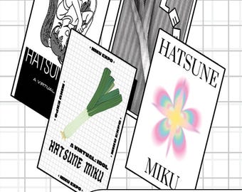 Hatsune Miku “A Virtual: Idol” Poster Bundle