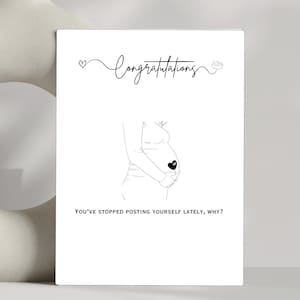 New Mom Greeting Card: Congratulations Baby Shower Card