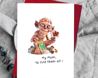 Funny Mother's Day Card: Movie Character Pun Card