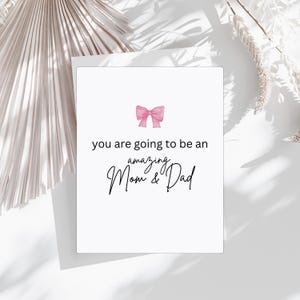 You&#39;re Going to be Amazing Parents Card | New Baby Card | Congrats on New Baby | Baby Shower Card | New Parents card | New Mom and Dad Card