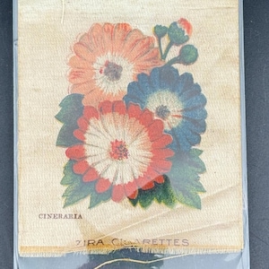Antique Flower Cigarette Silk