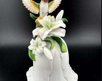 Porcelain Hummingbird Bell