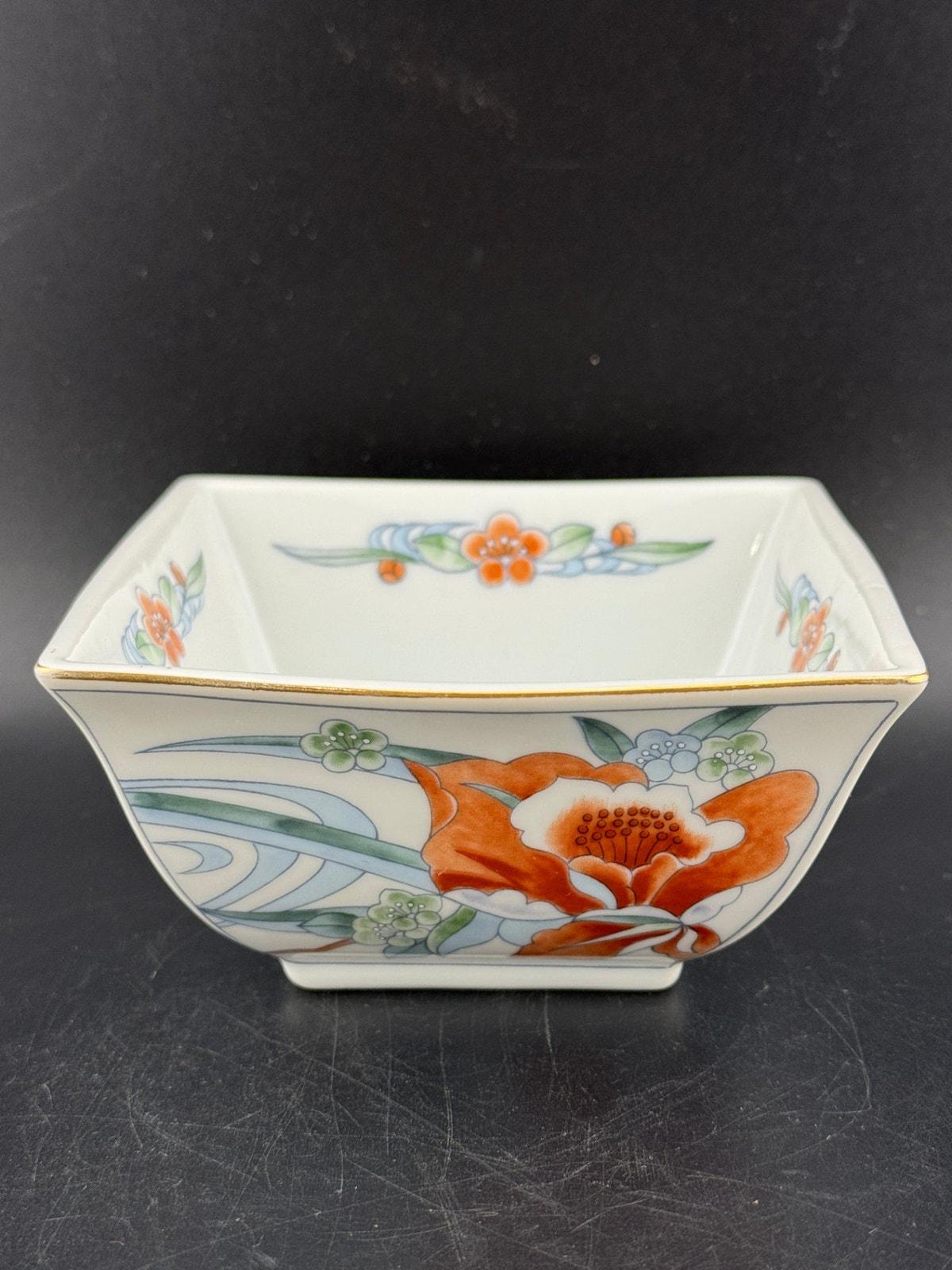 有馬焼　TAKAHASHI sanfrancisco Vintage Takahashi Japan Blue White Decorative China Plate