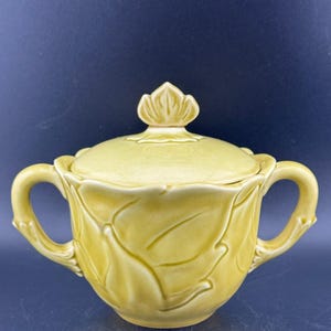 Woodfield Golden Fawn Sugar Bowl with Lid by Steubenville