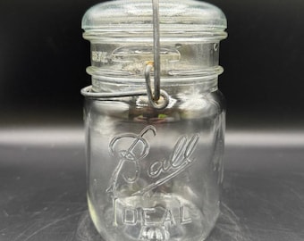 VTG Ball Ideal Glass Lid Mason Jars