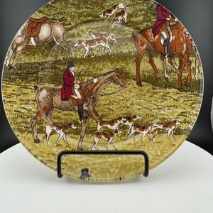 Foxhunt Theme Decorative 7&#39; Plate