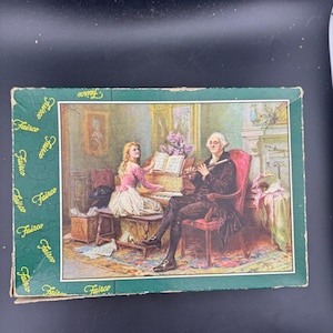 Vintage Fairco Puzzle - Washington and Nellie Custis