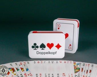 Estuche para cartas Doppelkopf u otros juegos de cartas. Protección para guardarlo y viajar. Ligero, resistente, duradero y perfecto para regalar.