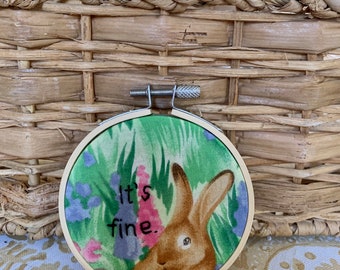 It’s fine - hand embroidery hoop
