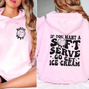 Custom Volleyball Sweatshirt, Personalized Volleyball Name Hoodie, Volleyball Player Hoodie, Volleyball Season, Gifts for Volleyball Player