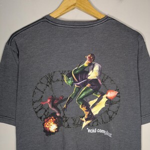 Y2K Ecko unlt. Vielschichtige Grafik Spider-Man Green Goblin T-Shirt Männer Große Comic Bild 5