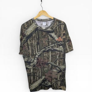 Koszulka męska Vintage Y2K Mossy Oak Camoflauge w rozmiarze XL Gorpcore Granola Hunting zdjęcie 1