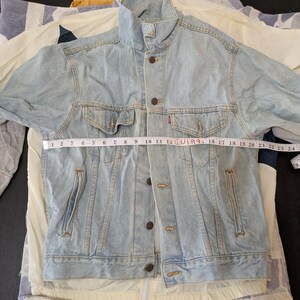 Vintage 90s Levi's Strauss Denim Trucker Jacket 70507-0334 Western Ranchcore Small image 6