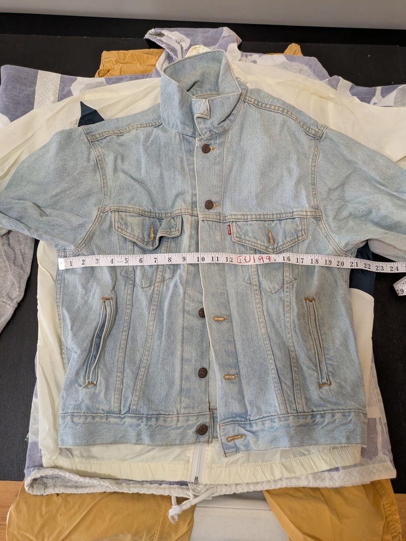 Vintage 90s Levi's Strauss Denim Trucker Jacket 70507-0334 Western Ranchcore Small image 6