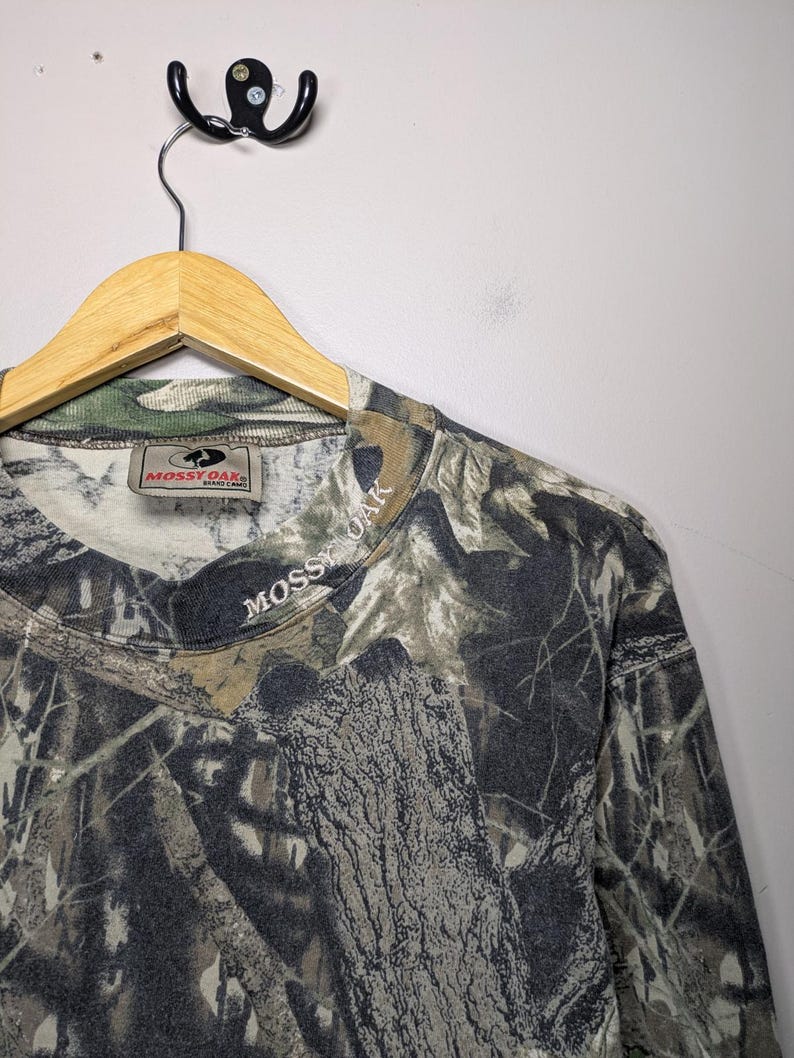 Vintage 90s Mossy Oak Camoflauge Longsleeve Streetwear Gorpcore Trail Mens Large image 2