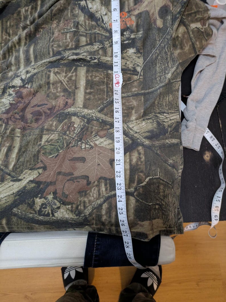 Koszulka męska Vintage Y2K Mossy Oak Camoflauge w rozmiarze XL Gorpcore Granola Hunting zdjęcie 8