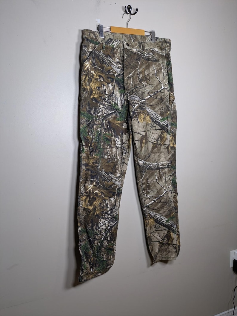 Wrangler Realtree camouflagedenim jeans maat 36 x 34 Gorpcore Granola-broek afbeelding 11