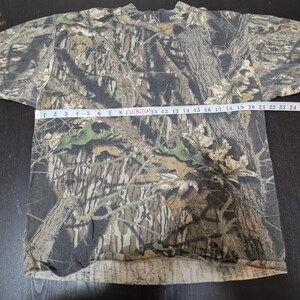 Vintage 90s Mossy Oak Camoflauge Longsleeve Streetwear Gorpcore Trail Mens Large image 7