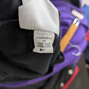 Nike Tech Fleece Style Joggers Black Cinch Cuff Sportswear Mens XS Streetwear image 7