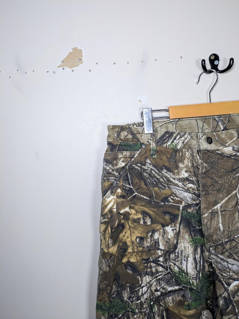Wrangler Realtree camouflagedenim jeans maat 36 x 34 Gorpcore Granola-broek afbeelding 12