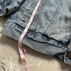 Vintage Pendleton Denim Trucker Jacket Mens Large Western Cowboy Distressed image 12