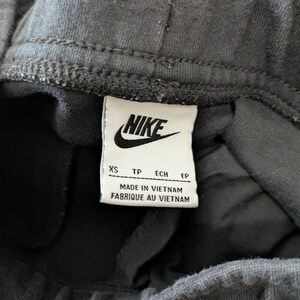 Nike Tech Fleece Style Joggers Black Cinch Cuff Sportswear Mens XS Streetwear image 3