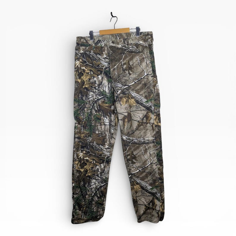 Wrangler Realtree camouflagedenim jeans maat 36 x 34 Gorpcore Granola-broek afbeelding 1
