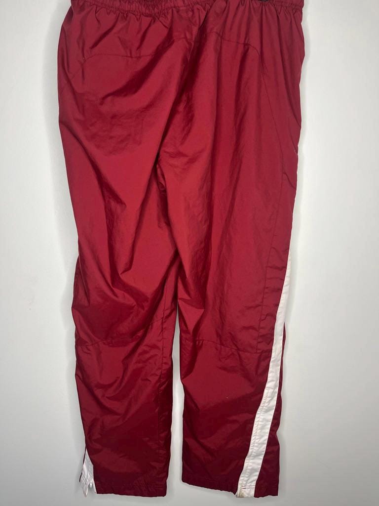 red nike windbreaker pants