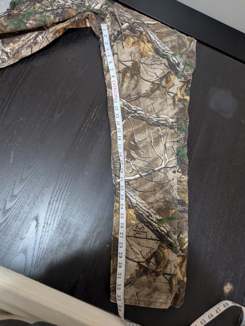 Wrangler Realtree camouflagedenim jeans maat 36 x 34 Gorpcore Granola-broek afbeelding 9