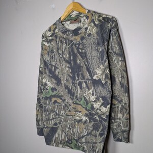 Vintage 90s Mossy Oak Camoflauge Longsleeve Streetwear Gorpcore Trail Mens Large image 5