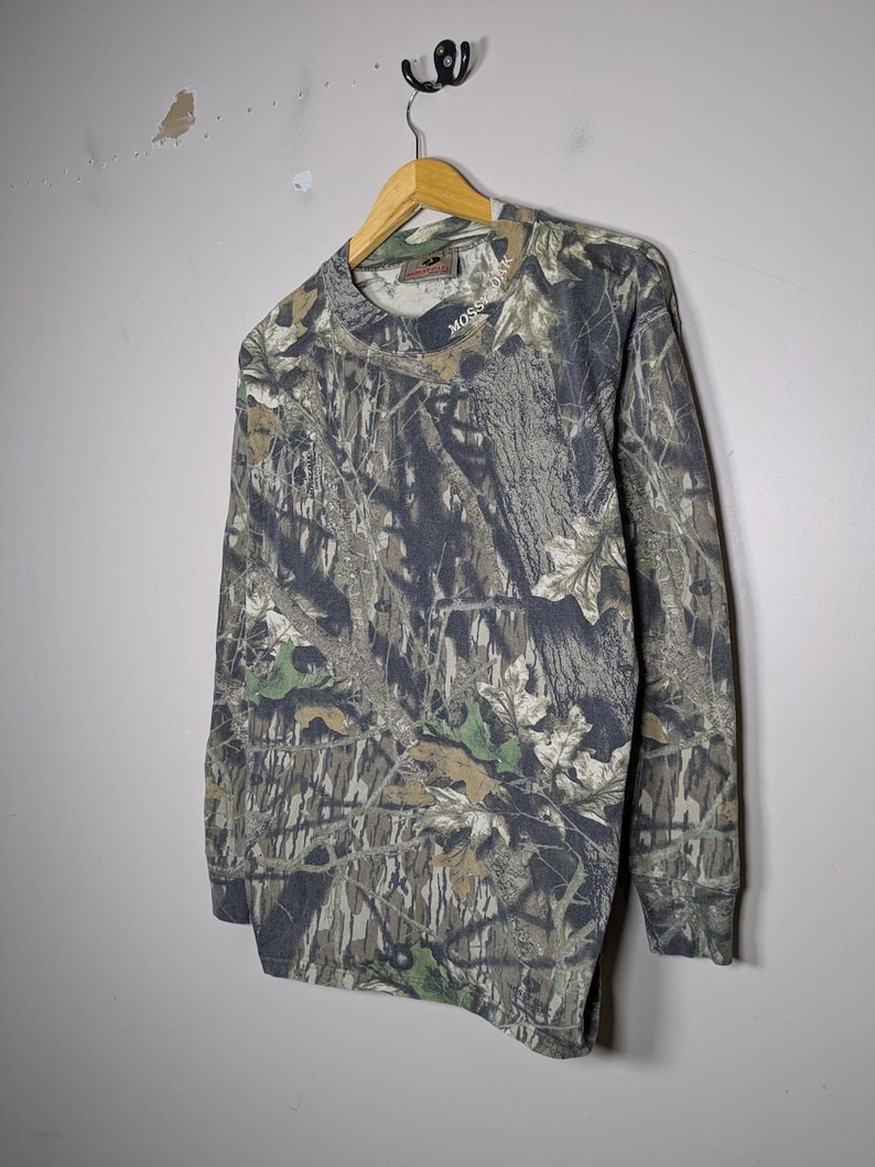 Vintage 90s Mossy Oak Camoflauge Longsleeve Streetwear Gorpcore Trail Mens Large image 5