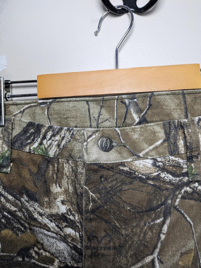 Wrangler Realtree camouflagedenim jeans maat 36 x 34 Gorpcore Granola-broek afbeelding 4
