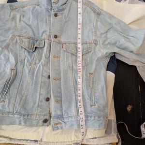 Vintage 90s Levi's Strauss Denim Trucker Jacket 70507-0334 Western Ranchcore Small image 7