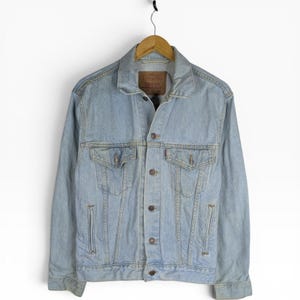 Vintage 90s Levi's Strauss Denim Trucker Jacket 70507-0334 Western Ranchcore Small image 1