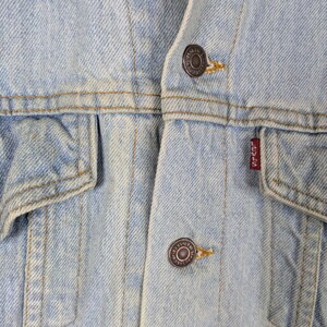 Vintage 90s Levi's Strauss Denim Trucker Jacket 70507-0334 Western Ranchcore Small image 4
