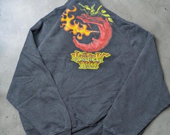 Vintage 90s Red Hot Chilli Peppers Graphic Crewneck Sweatshirt Mens Size XL