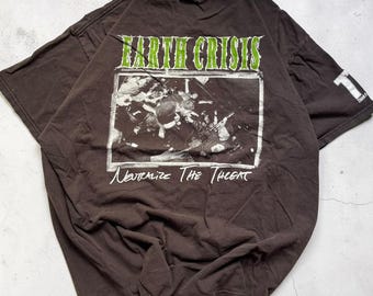 Y2K Earth Crisis Animal Liberation Band Tee | Size XL - Etsy